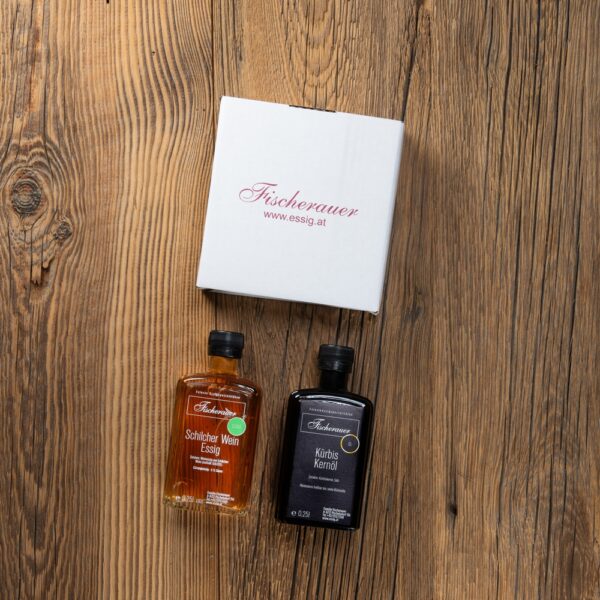 Vinegar gift set Schilcher Wine Vinegar and Apple Cider Vinegar
