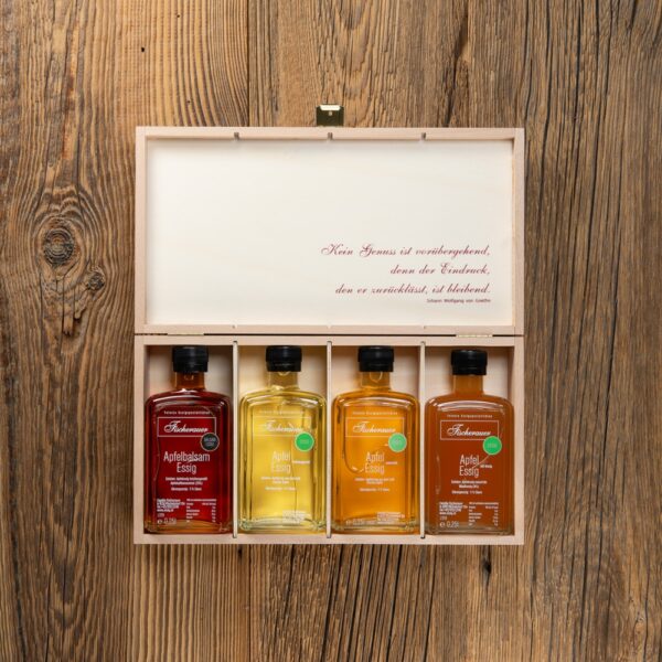 Wooden gift box - Apple cider vinegar