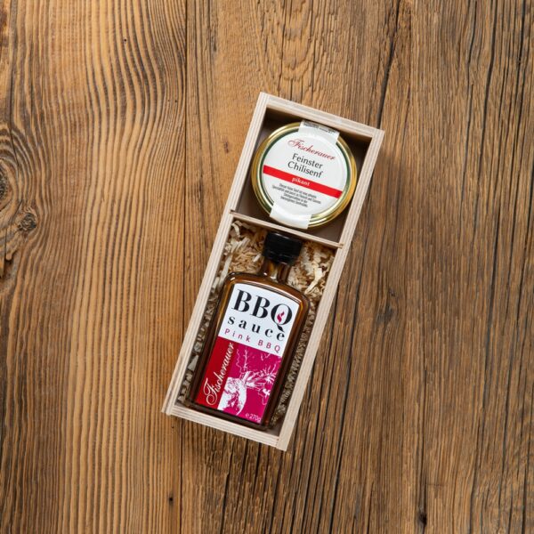 Geschenkset BBQ Pink / Chilisenf