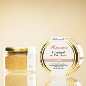 Pear mustard with dried pears 250 g