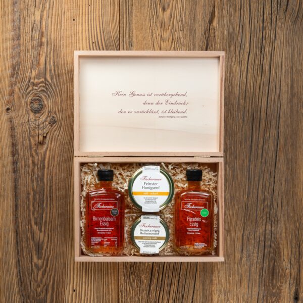 Gift box Pear balsamic/tomato vinegar
